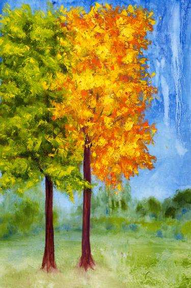 Print of Tree Paintings by Ben Kelley