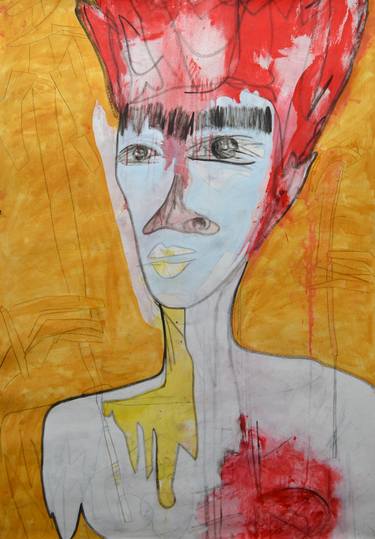 Original Figurative Women Painting by Juliana Vallejo