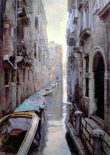 Original Fine Art Cities Paintings by Oleg Levin