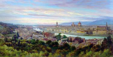 Original Cities Paintings by Oleg Levin