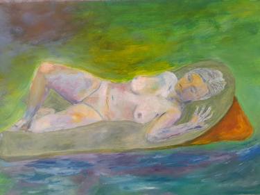 Original Expressionism Nude Paintings by Lena Elinbrook
