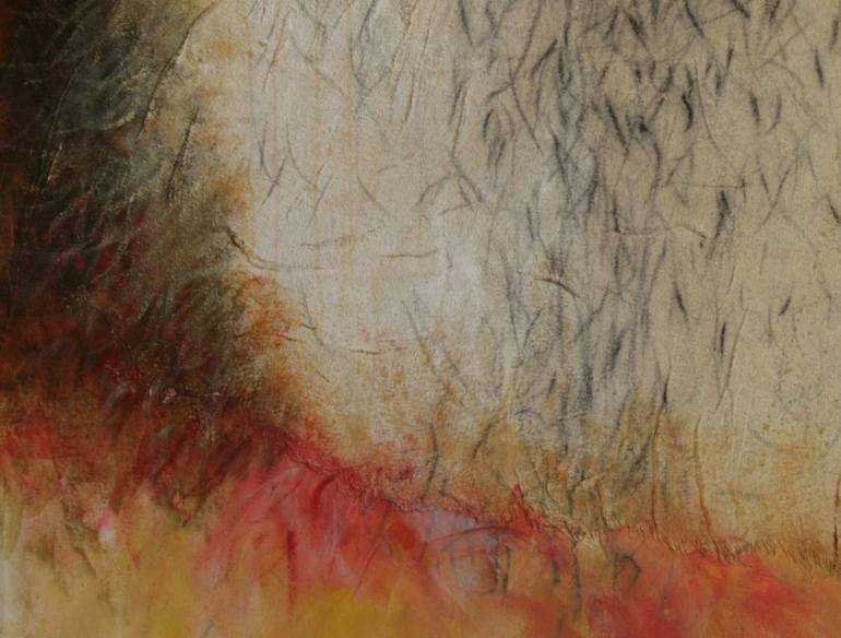 Original Abstract Landscape Painting by David D'Jesús Acosta