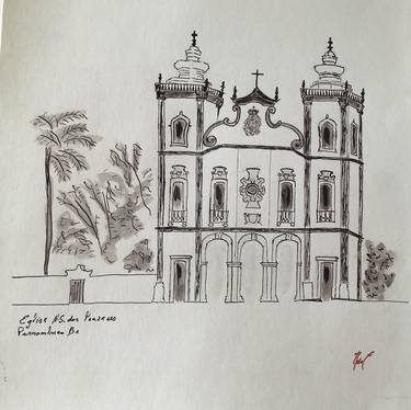 Original Documentary Architecture Drawings by Katia de Carvalho