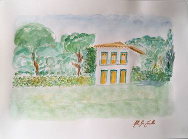 Original Illustration Architecture Paintings by Katia de Carvalho