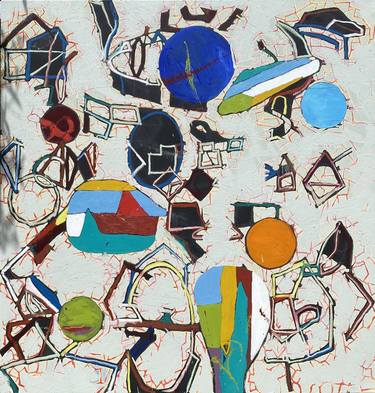 Original Contemporary Abstract Painting by Mark Ashworth