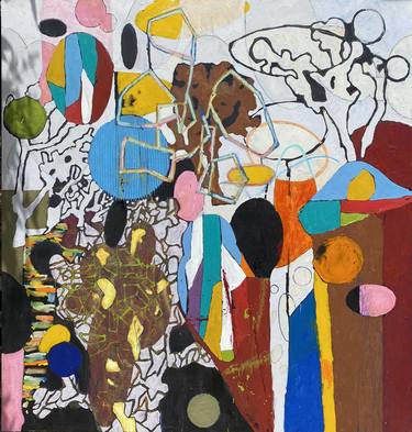 Original Contemporary Abstract Painting by Mark Ashworth