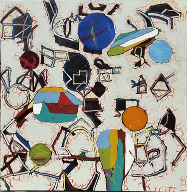 Original Contemporary Abstract Painting by Mark Ashworth