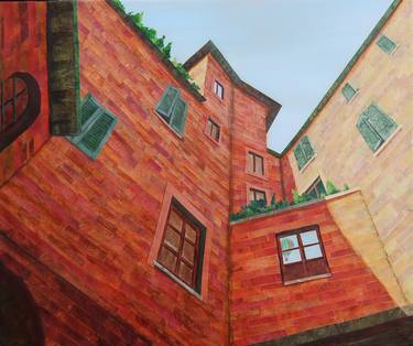 Original Realism Architecture Paintings by Anna Belleforte