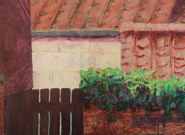 Original Documentary Architecture Mixed Media by Anna Belleforte