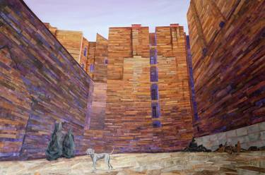 Original Documentary Cities Mixed Media by Anna Belleforte