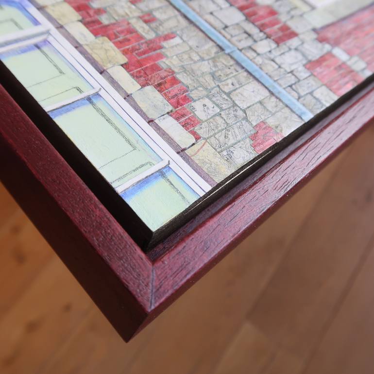 Original Art Deco Architecture Mixed Media by Anna Belleforte