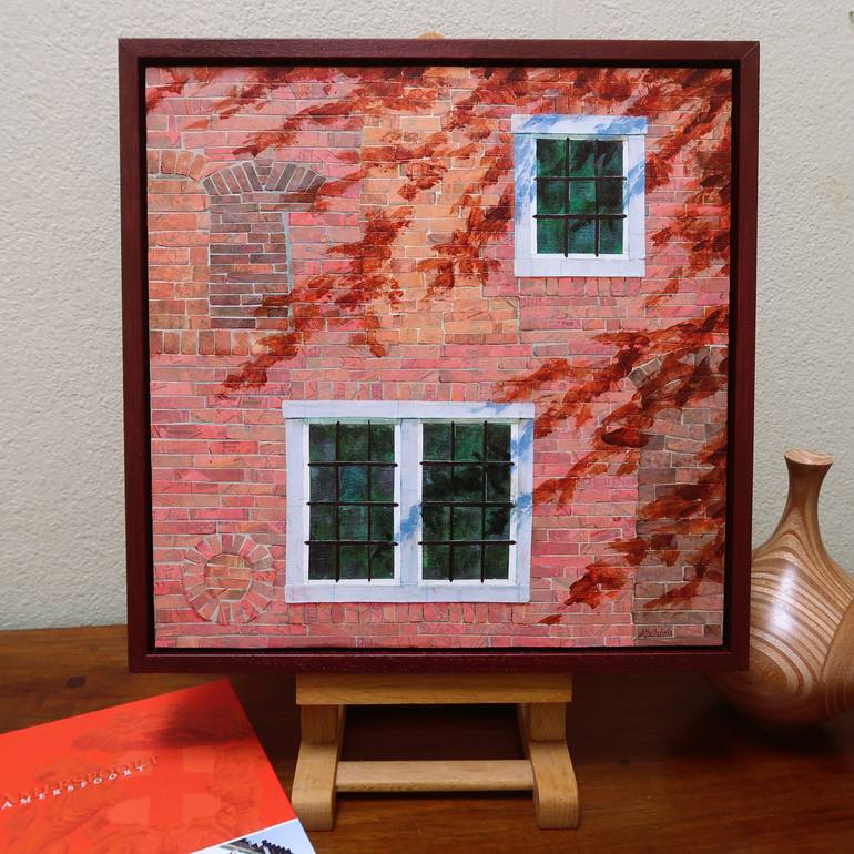 Original Documentary Architecture Mixed Media by Anna Belleforte