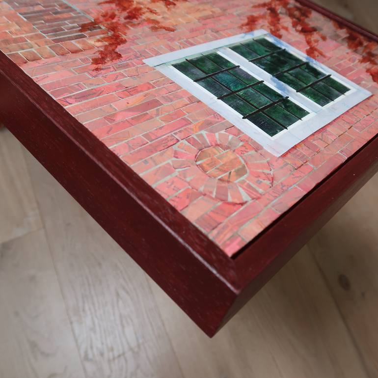 Original Documentary Architecture Mixed Media by Anna Belleforte