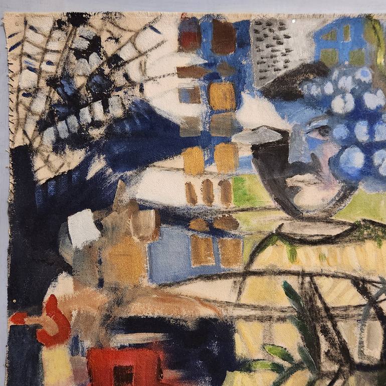 Original Abstract Women Painting by Tamara Wasserman