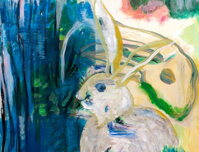 Original Figurative Animal Painting by Tamara Wasserman