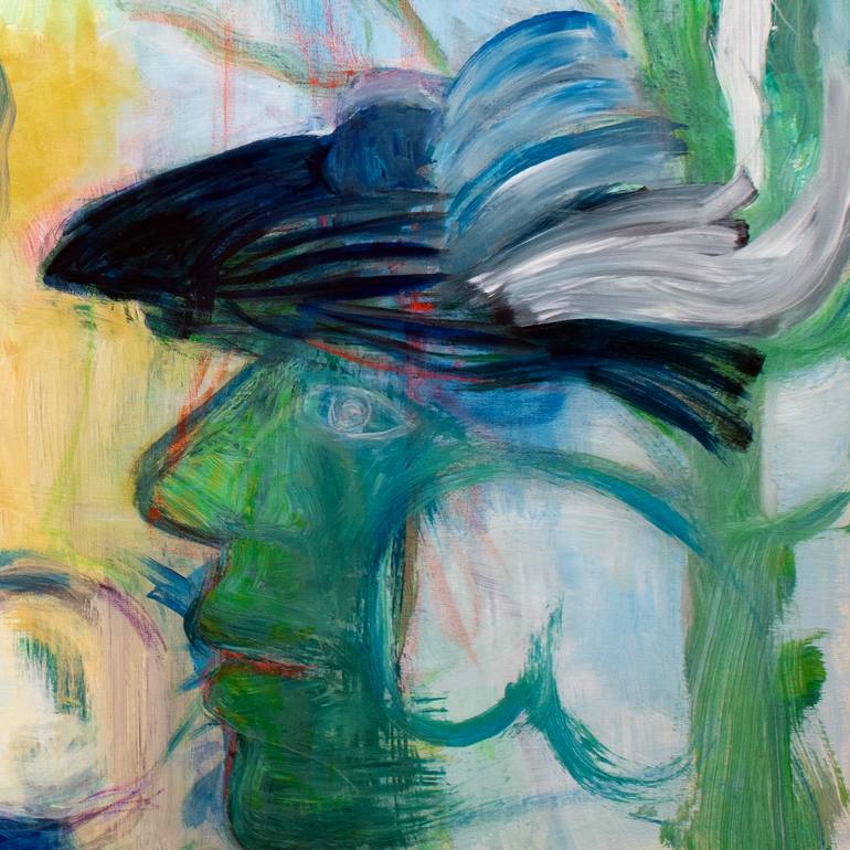 Original Figurative Animal Painting by Tamara Wasserman