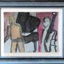 framed painting