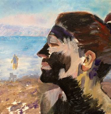 Dead Sea Tribal Self-Portrait thumb