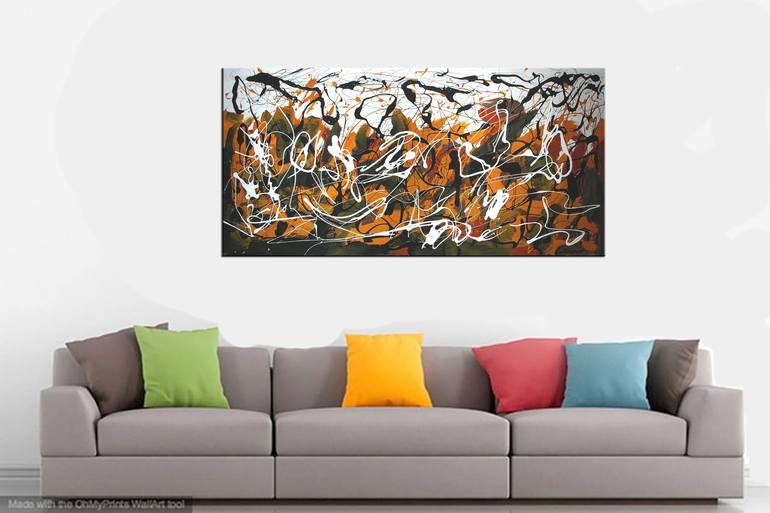 Original Abstract Painting by Andrzej Smykot