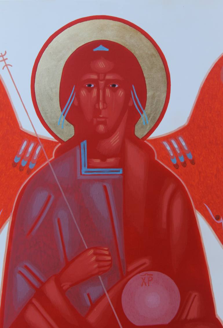 Original Figurative Religion Painting by Danylo Movchan