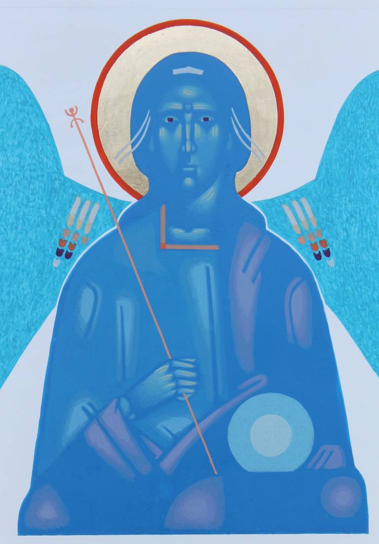 Original Figurative Religion Painting by Danylo Movchan