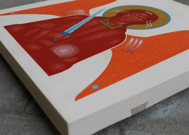 Original Figurative Religion Painting by Danylo Movchan