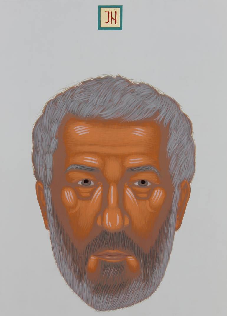 Original Minimalism People Painting by Danylo Movchan