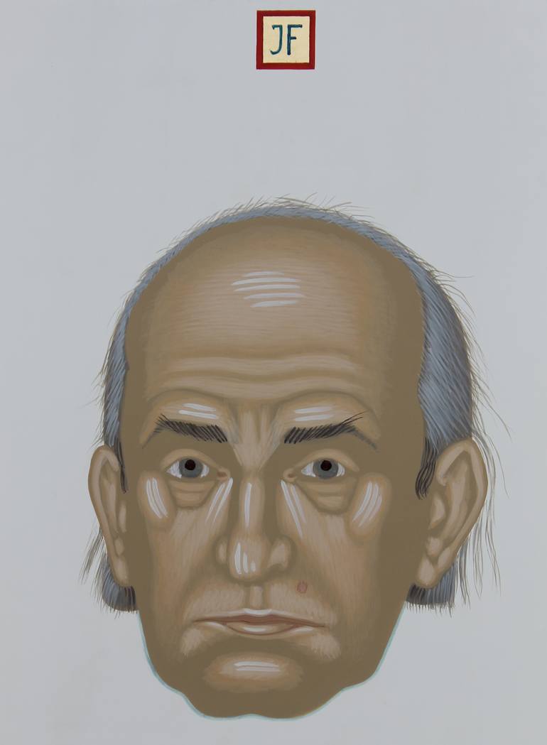 Original Minimalism People Painting by Danylo Movchan