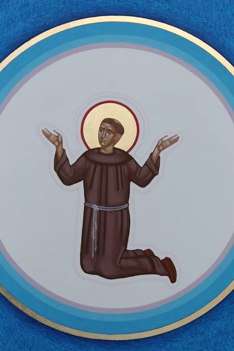 Original Figurative Religion Painting by Danylo Movchan