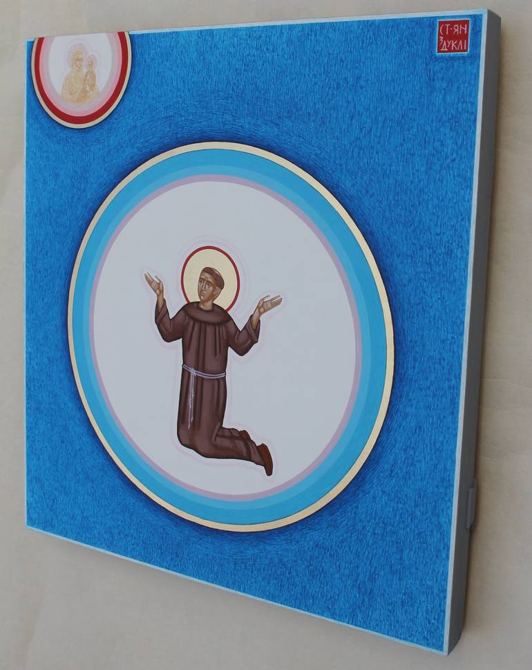 Original Figurative Religion Painting by Danylo Movchan