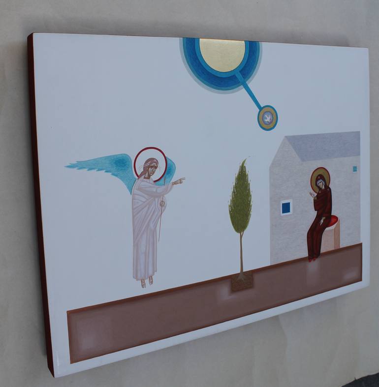 Original Figurative Religion Painting by Danylo Movchan