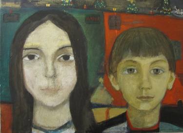 Print of Portraiture Children Paintings by Tatiana Ianovskaia