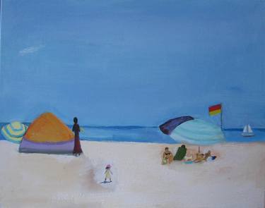 Print of Fine Art Beach Paintings by Tatiana Ianovskaia