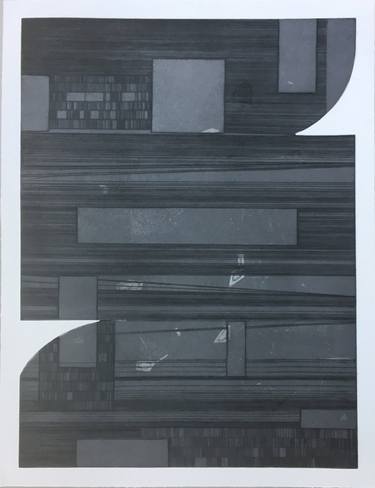 Original Contemporary Architecture Printmaking by Elvia Perrin