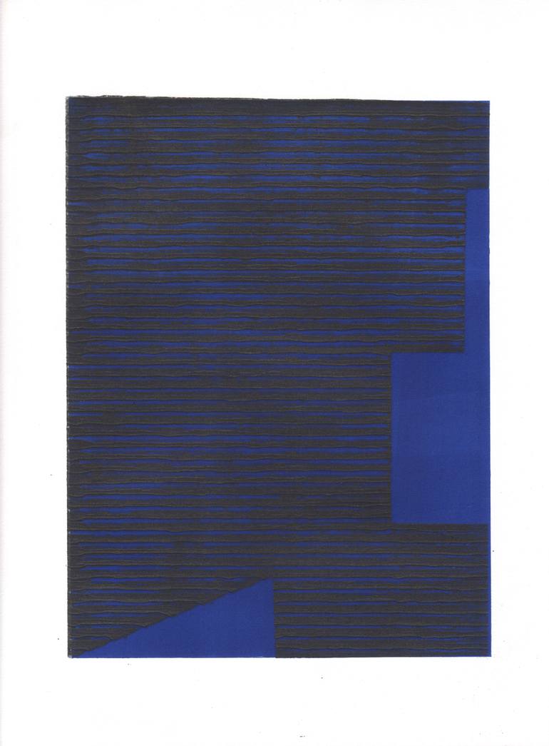 Original Bauhaus Abstract Printmaking by Elvia Perrin