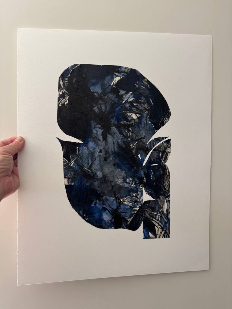 Original Abstract Printmaking by Elvia Perrin