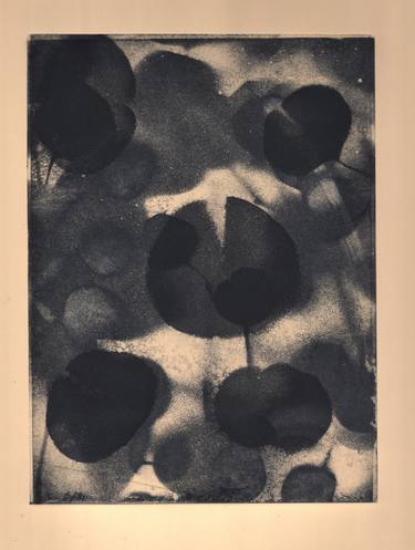 Original Modernism Abstract Printmaking by Elvia Perrin
