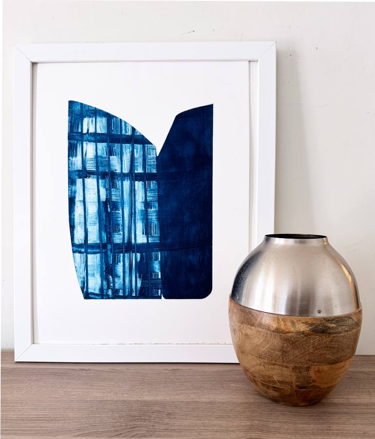 Original Contemporary Abstract Printmaking by Elvia Perrin