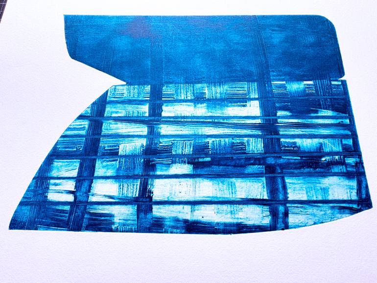 Original Contemporary Abstract Printmaking by Elvia Perrin