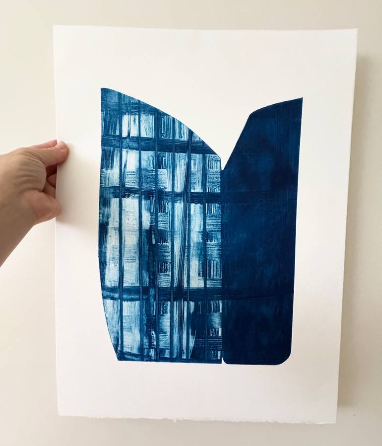 Original Contemporary Abstract Printmaking by Elvia Perrin
