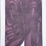 Rappelling 2, fine art Intaglio print by Elvia Perrin