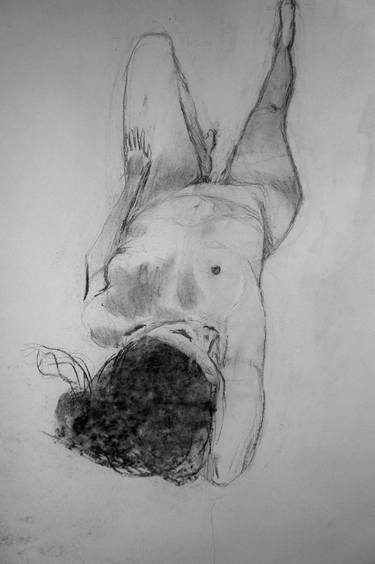 Original Nude Drawing by Michael Kirosingh