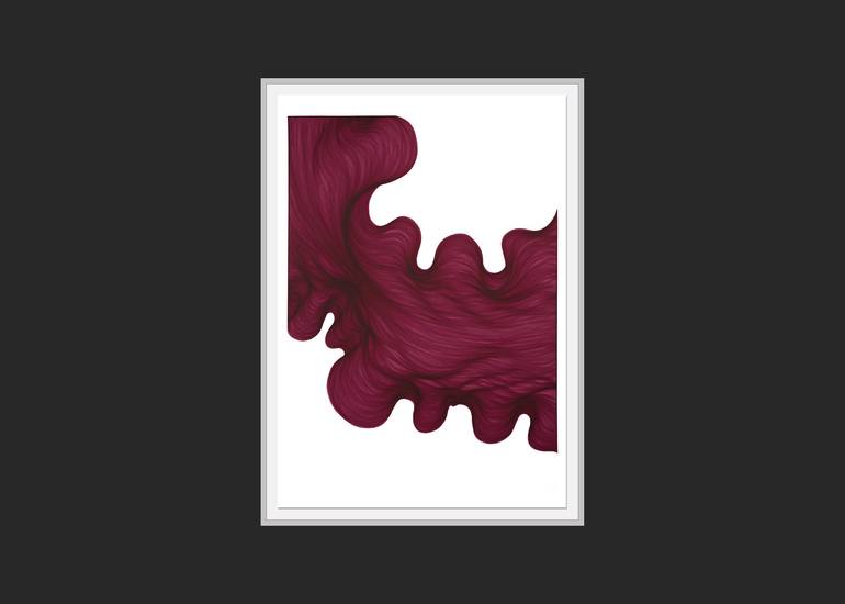 Original Minimalism Abstract Drawing by Lali Torma