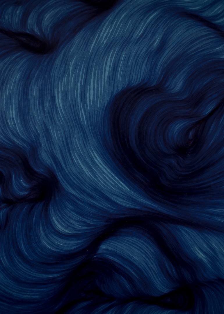 Original Minimalism Abstract Drawing by Lali Torma