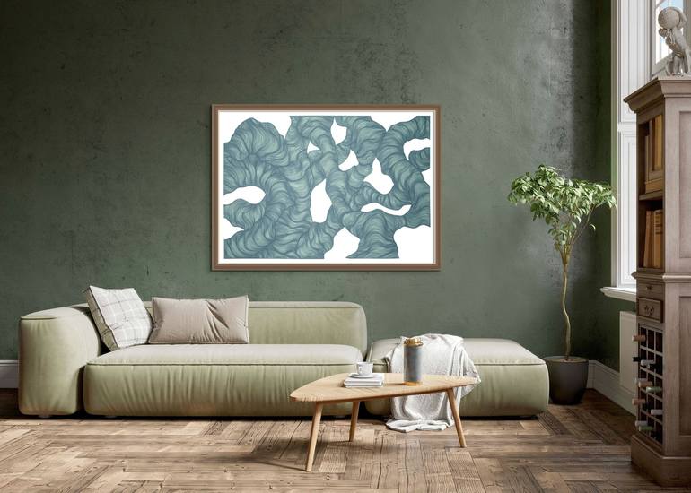 Original Fine Art Abstract Drawing by Lali Torma