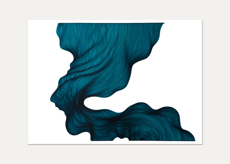 Original Abstract Drawing by Lali Torma