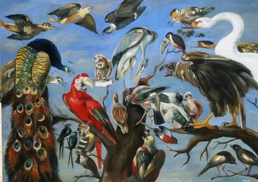 Original Realism Animal Painting by Mirjam Buus