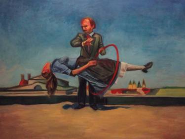 Original Figurative Humor Paintings by David Meyers