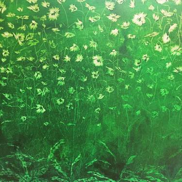 Original Minimalism Floral Painting by Sarah Willis