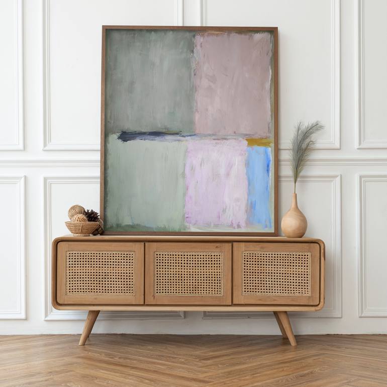 Original Color Field Painting Abstract Painting by Gabriel Prundeanu